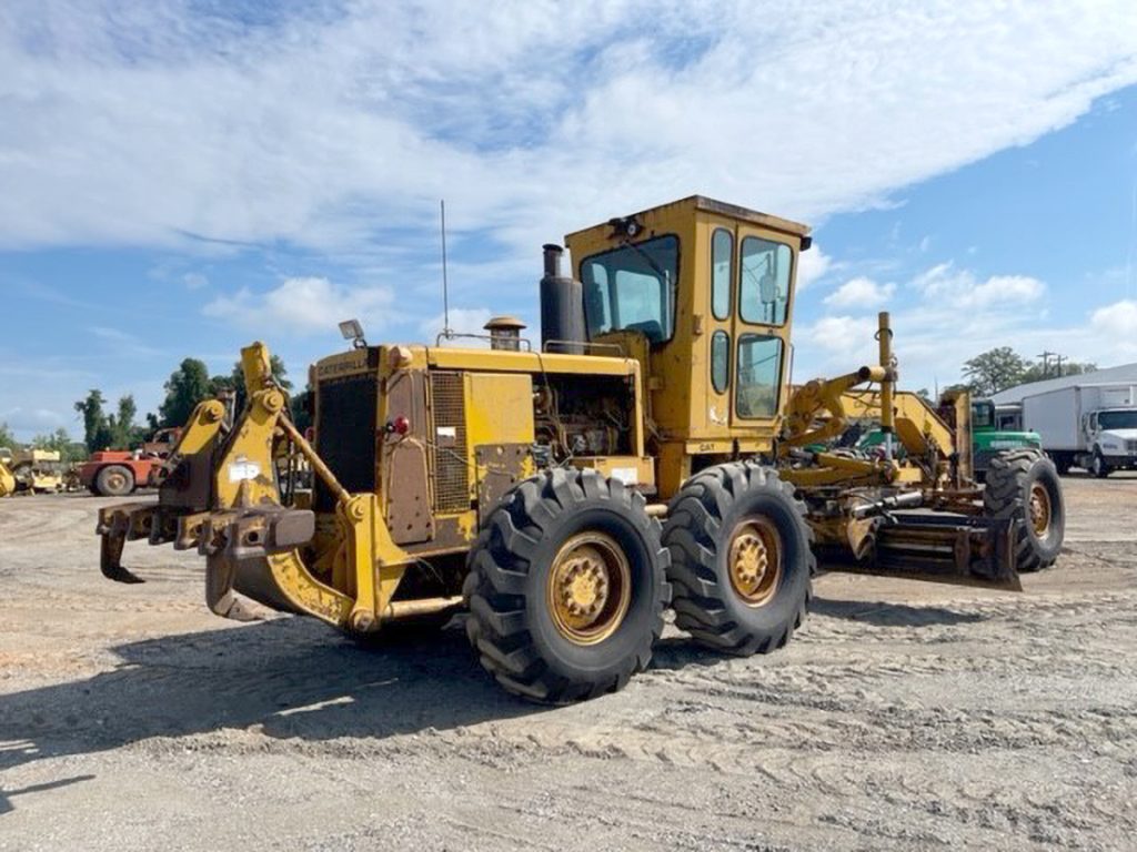 1976 CAT 14G Motor Grader used for sale rear view