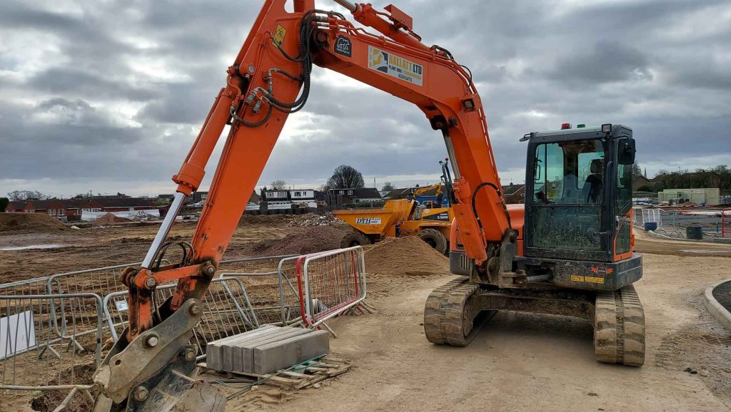 2021 Doosan DX85R front view