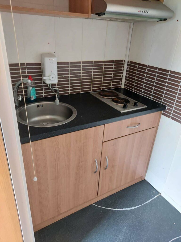 Site Accommodation units kitchen