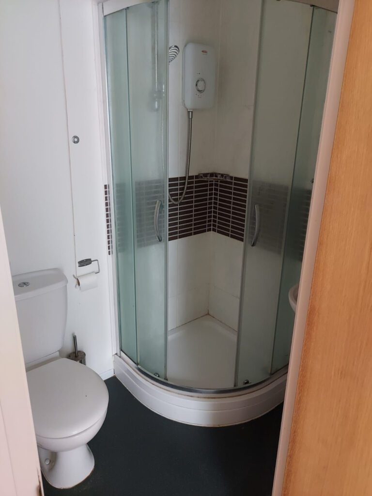 Site Accommodation units shower
