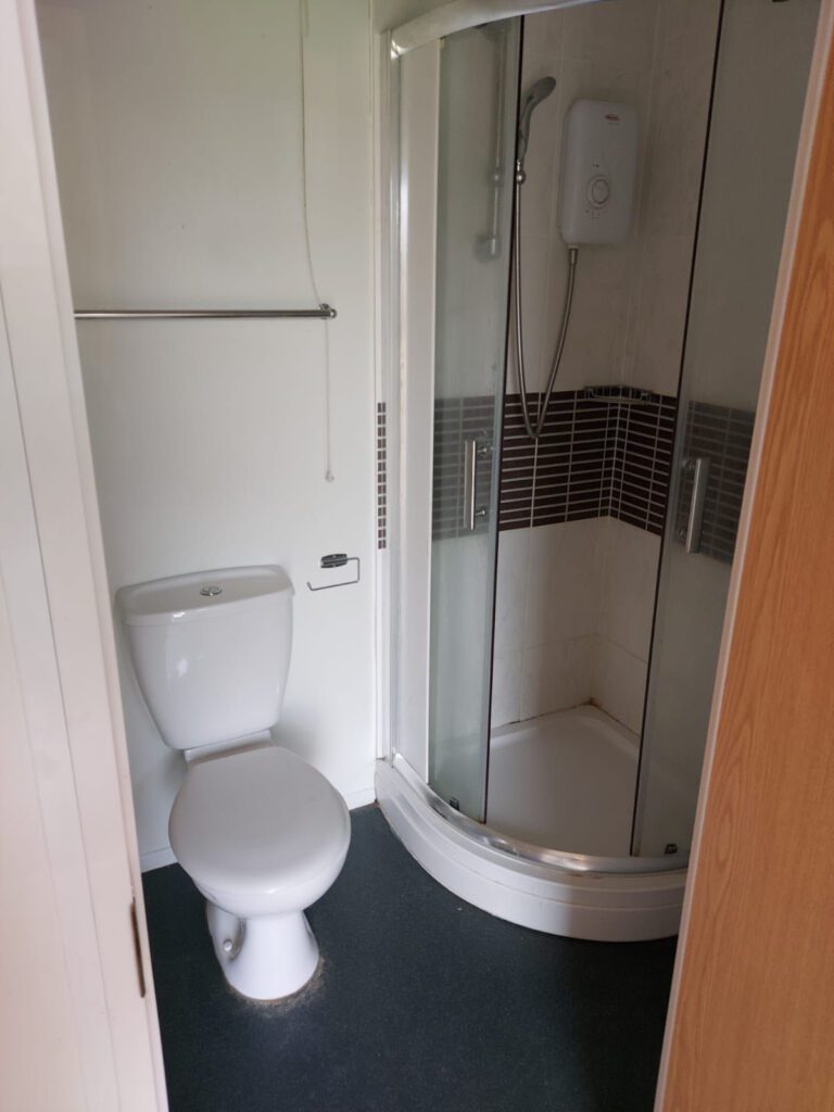 Site Accommodation units shower toilet