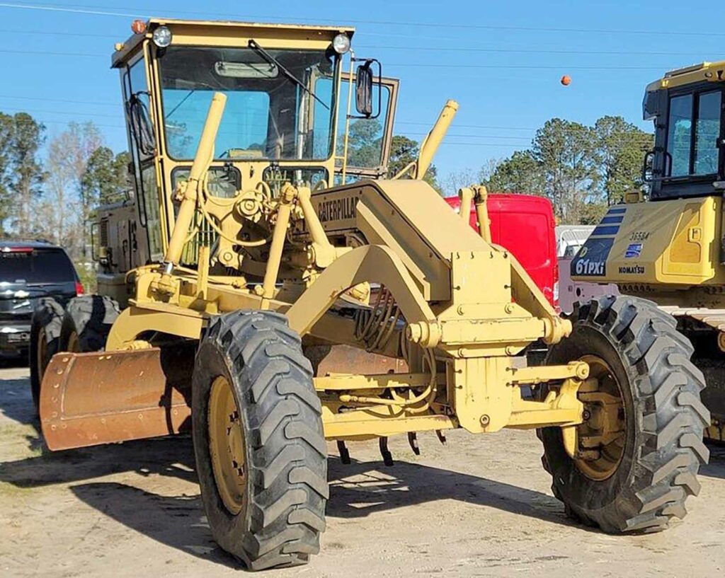 1993 CAT 140G Motor Grader front view used for sale