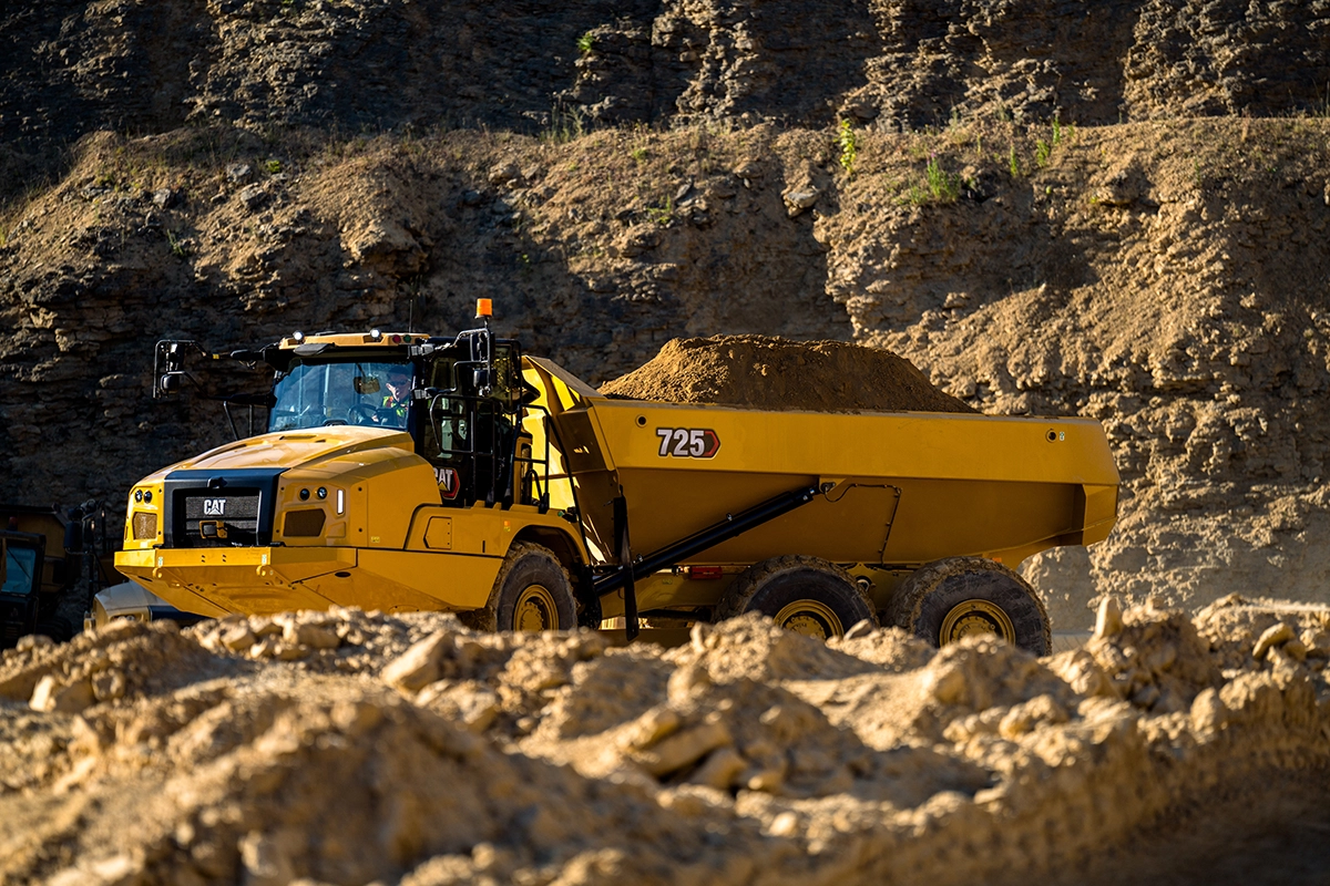 Cat Articulated Trucks Enhance Performance