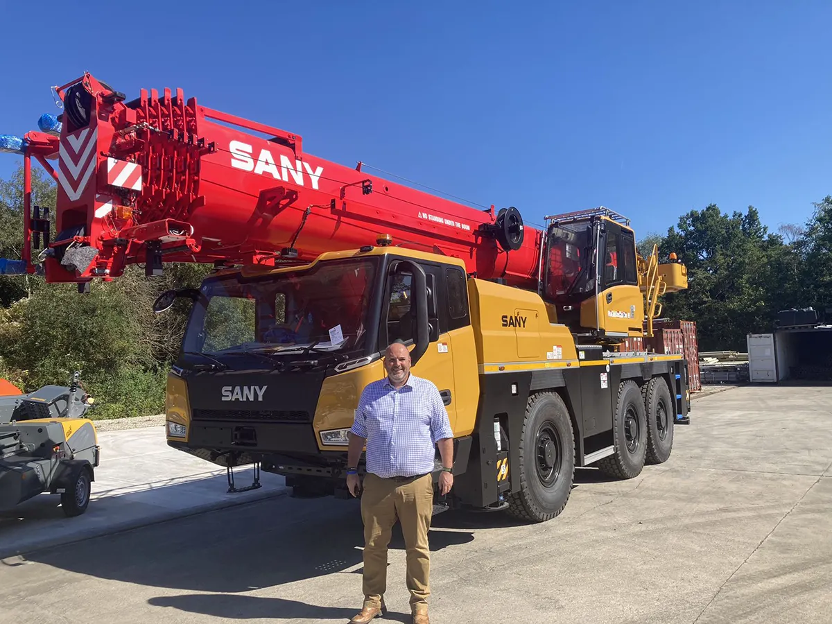 SANY Appoints New UK Cranes Manager