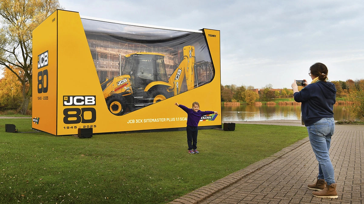 JCB Backhoe in a Box Goes Supersize