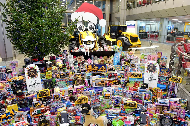 JCB Christmas Toy Appeal Breaks Record 2023