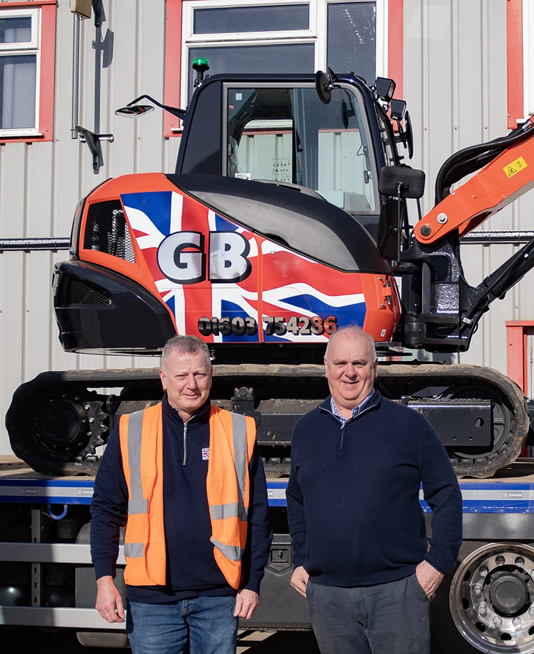 Kubota KX085-5 Is The Digger Of Choice For GB company founder Graham Byrne