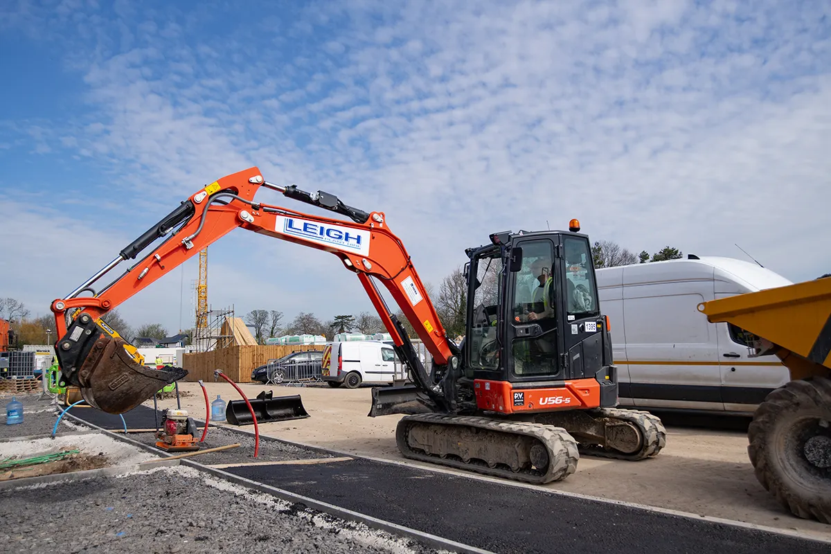 Leigh Plant Hire Adds To Kubota Fleet With U56-5