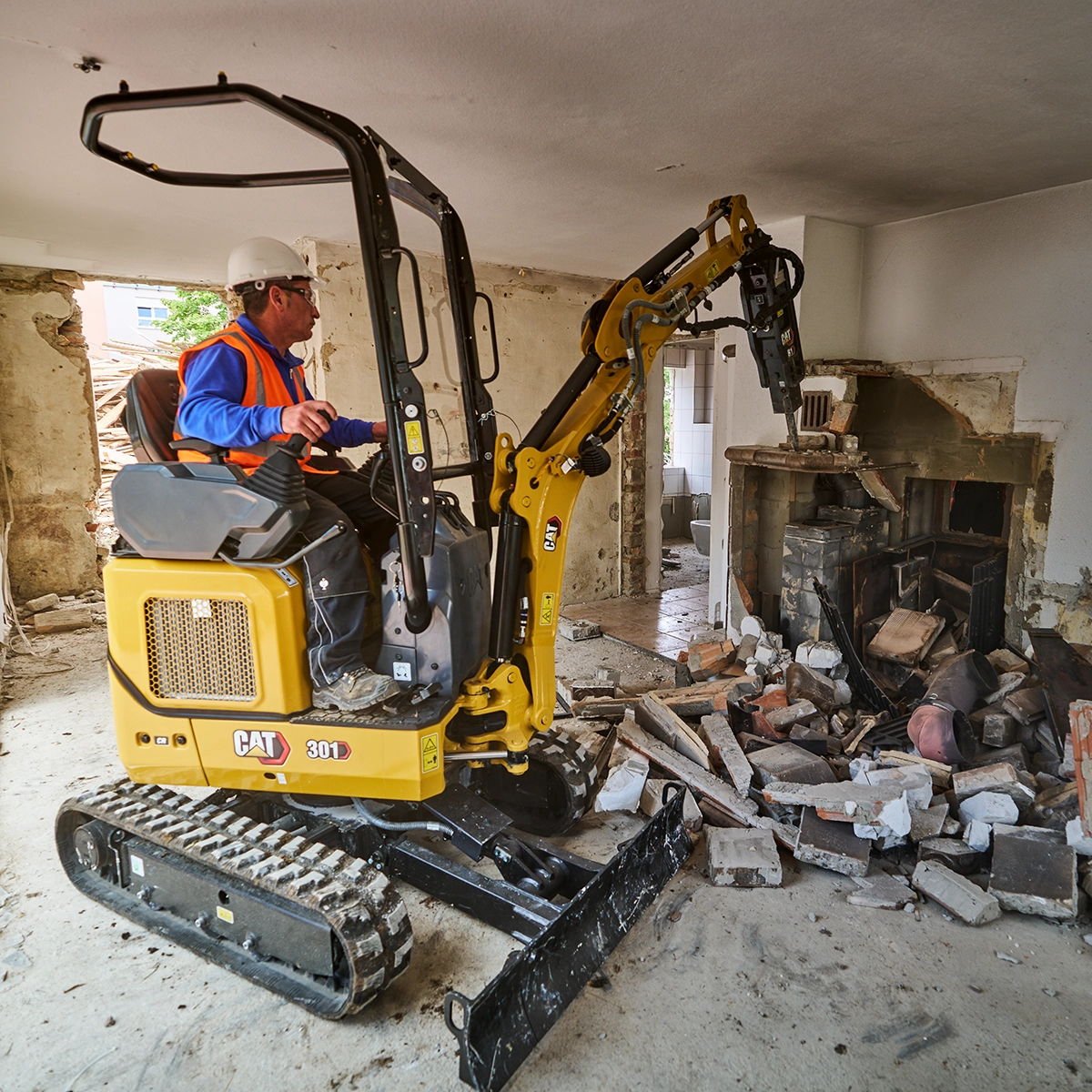 New Cat 301 Compact Radius Micro Excavator