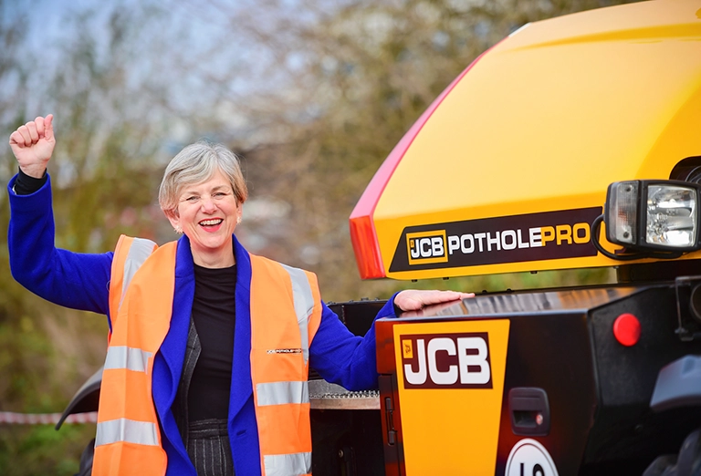 JCB Pothole Pro Fixing Britain's Roads