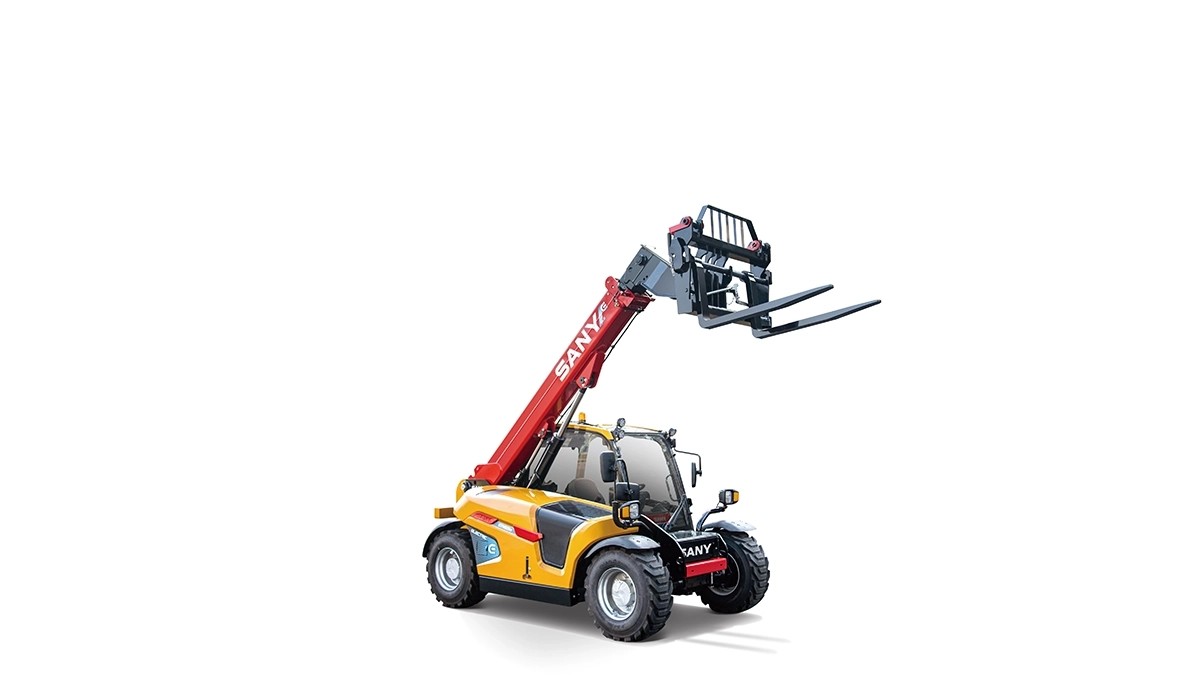 SANY Expands Telehandler Line-Up with fully electric 6m model.