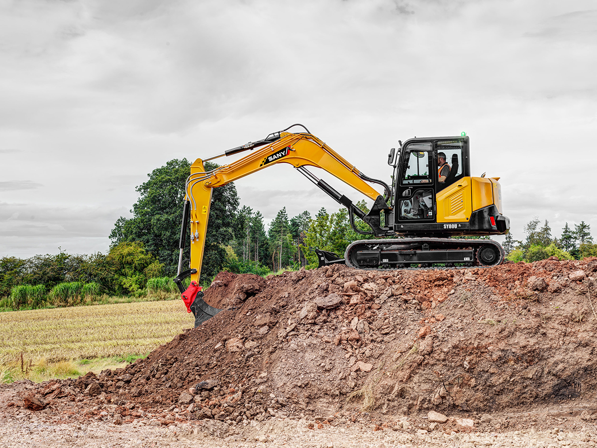 SANY Reinvents 8-tonne Excavator UK