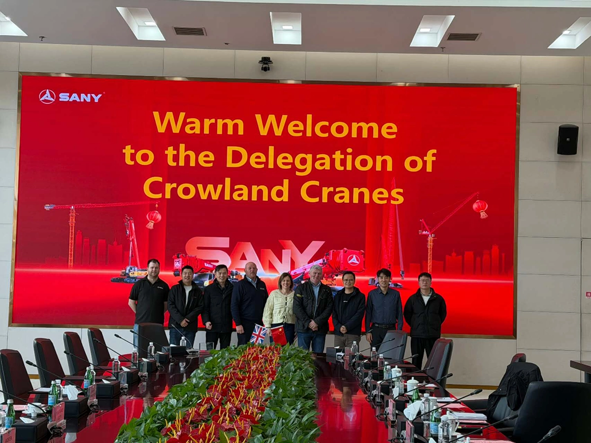 SANY UK Announces Strategic Alliance across Great Britain with Crowland Cranes Ltd.
