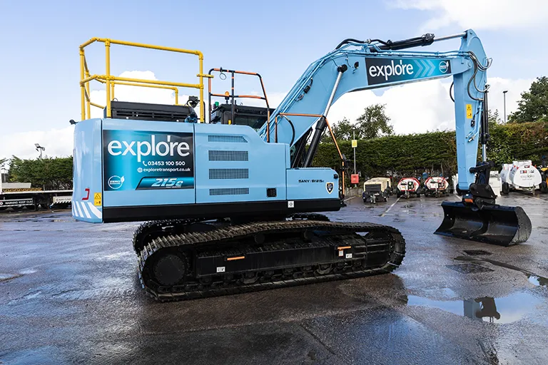 SANY UK Sells First 23-Tonne Electric Excavator in the UK