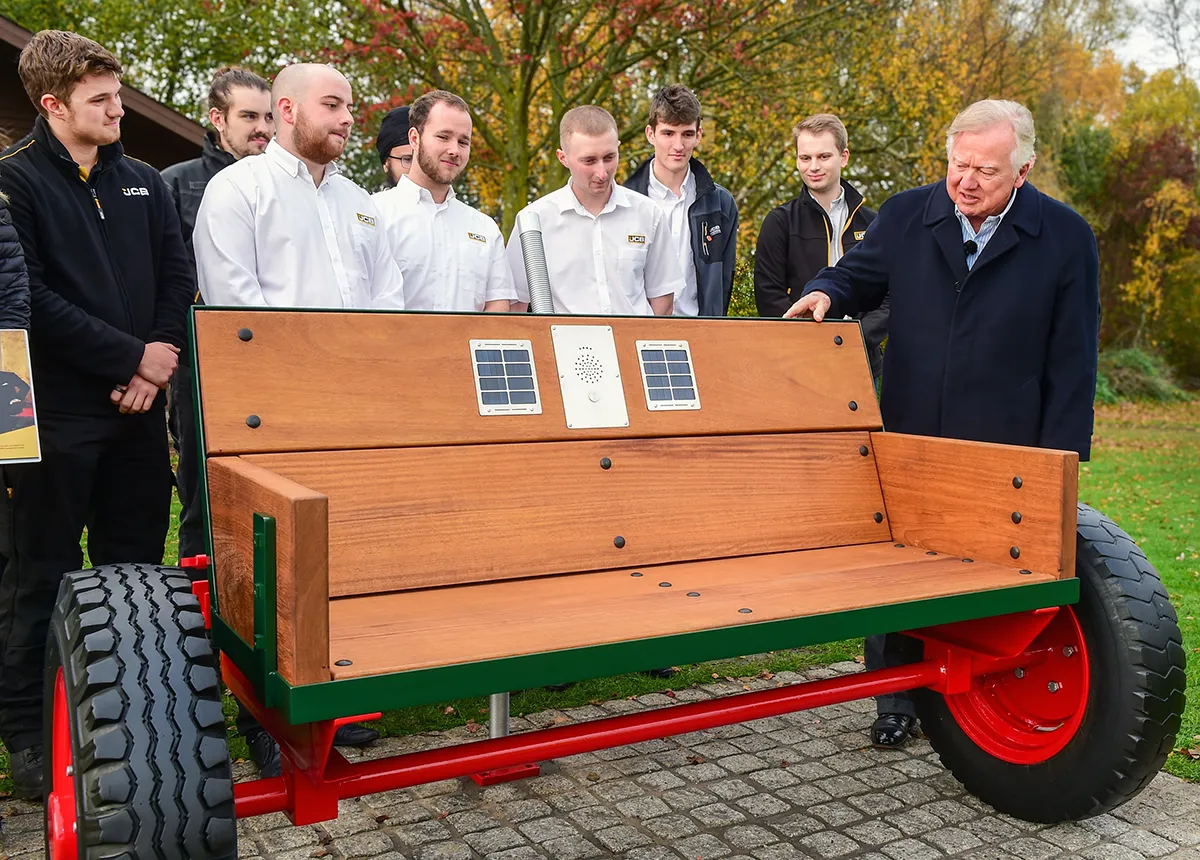 Unique JCB Listening Bench