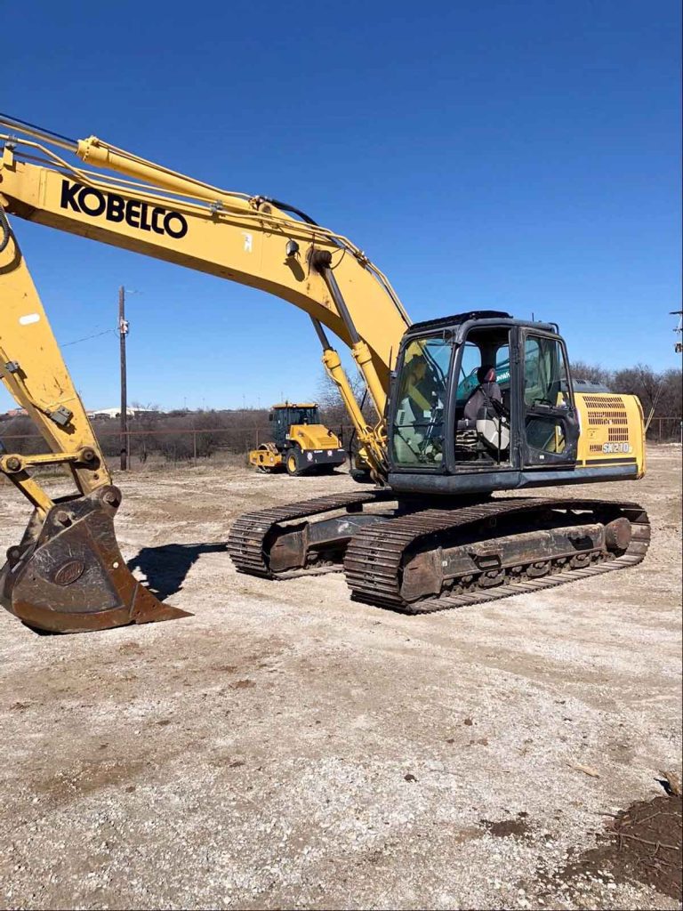 2016 Kobelco SK210LC-9 excavator front left side view