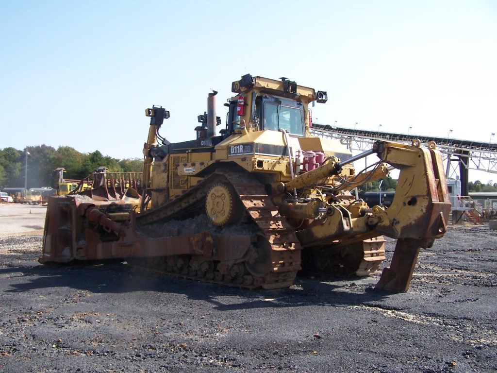 2008 CAT D11T Crawler Tractor left rear view