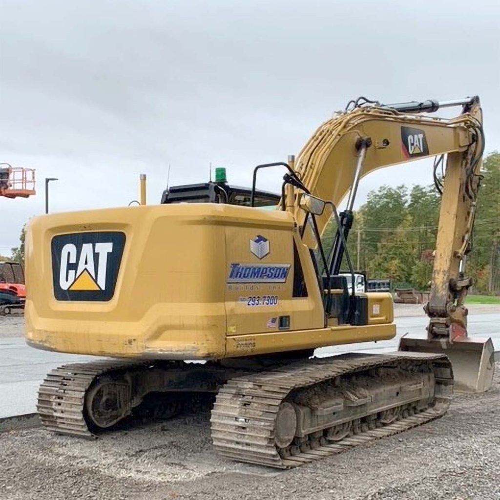 2018 CAT 320 Excavator used on PlantClassifieds rear view.