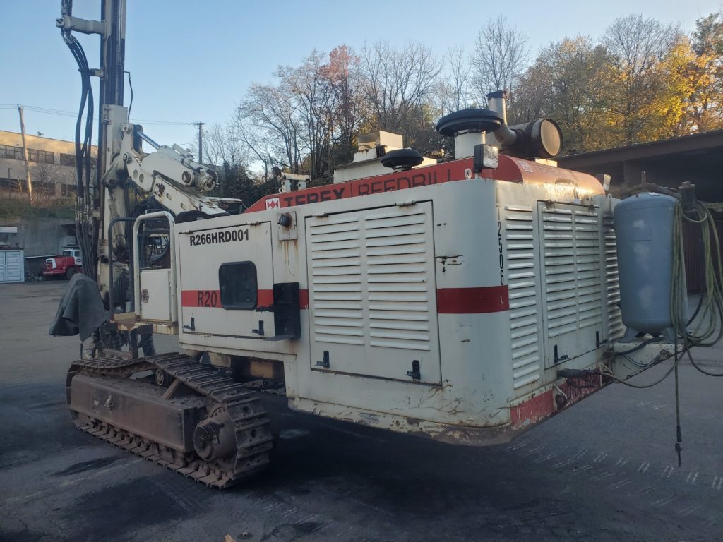 2004 TEREX Reedrill R20 used for sale rear view.